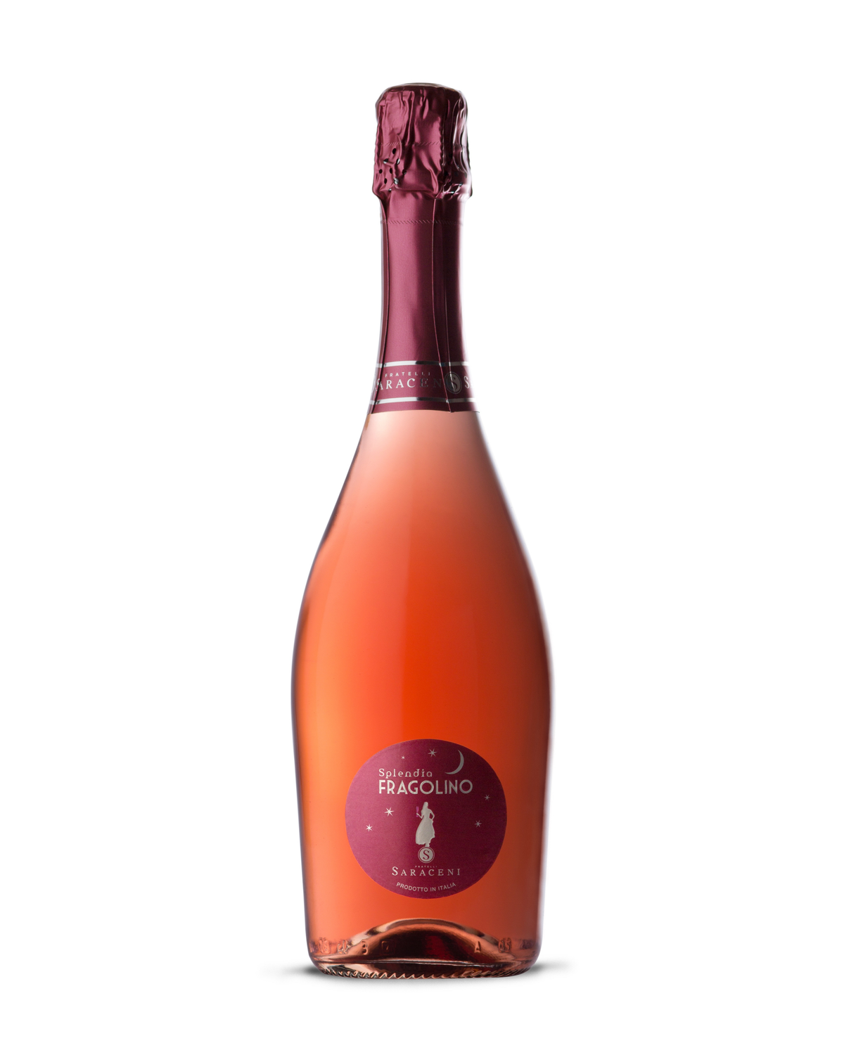 Splendia Fragolino — Italian strawberry wine, bright red sparkling sweet wine, 750ml, Saraceni Wines