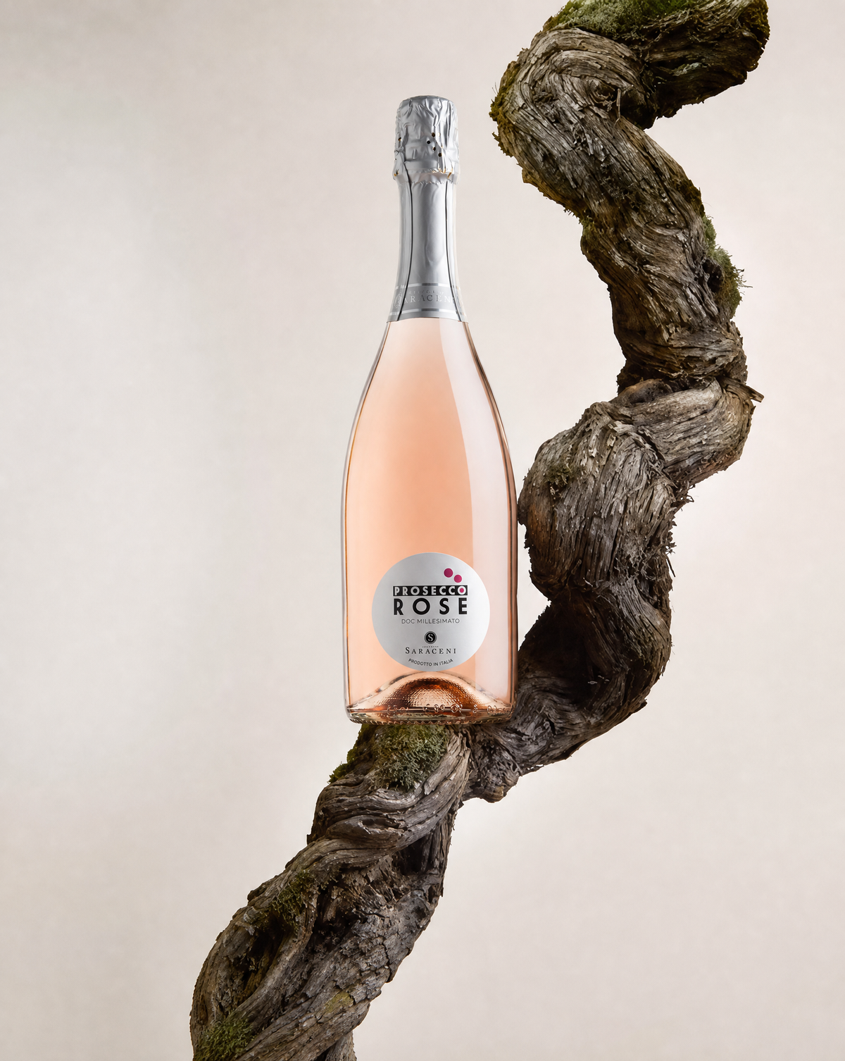 Prosecco Rosé — rosé extra-dry sparkling wine, 750ml, Saraceni Wines (vineyard/origin shot)